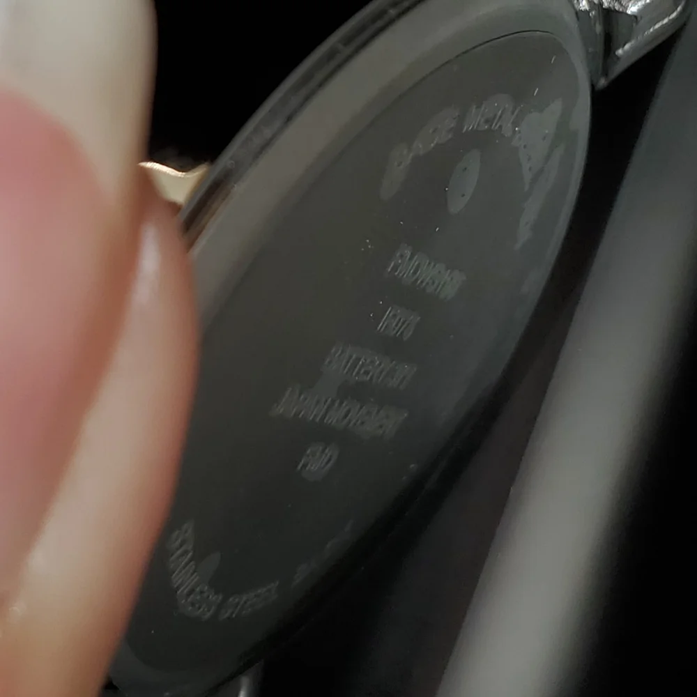 5 for $25 | NIB Two-Tone Plated Glitz/Pave Stone Casual Watch - Picture 5 of 10